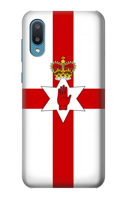 W3089 Drapeau de l'Irlande du Nord Etui Coque Housse et Flip Housse Cuir pour Samsung Galaxy A04, Galaxy A02, M02