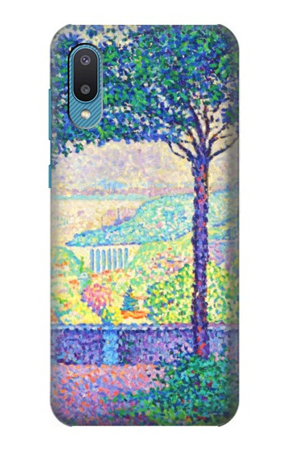 W3349 Paul Signac Terrasse de Meudon Etui Coque Housse et Flip Housse Cuir pour Samsung Galaxy A04, Galaxy A02, M02