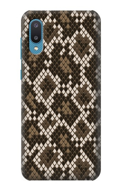 W3389 Seamless Serpent Motif graphique Peau Etui Coque Housse et Flip Housse Cuir pour Samsung Galaxy A04, Galaxy A02, M02