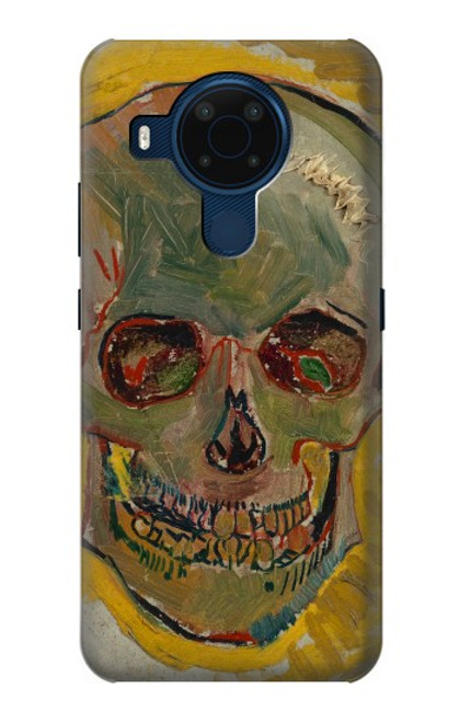 W3359 Vincent Van Gogh Crâne Etui Coque Housse et Flip Housse Cuir pour Nokia 5.4