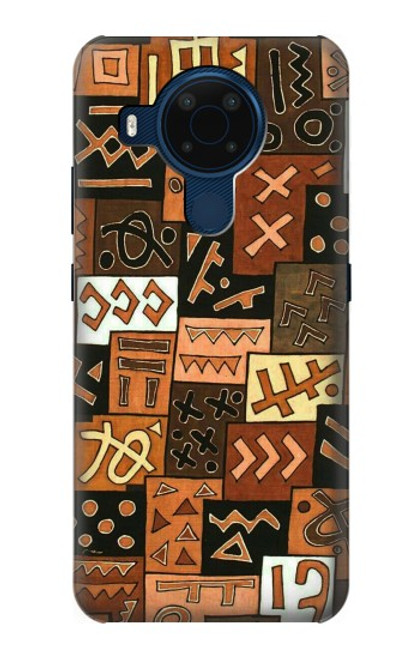 W3460 Motif Art Mali Etui Coque Housse et Flip Housse Cuir pour Nokia 5.4