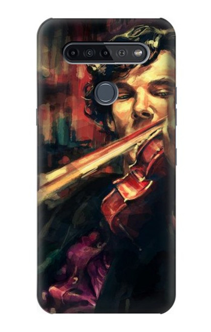 W0723 Peinture Art violon Etui Coque Housse et Flip Housse Cuir pour LG K51S