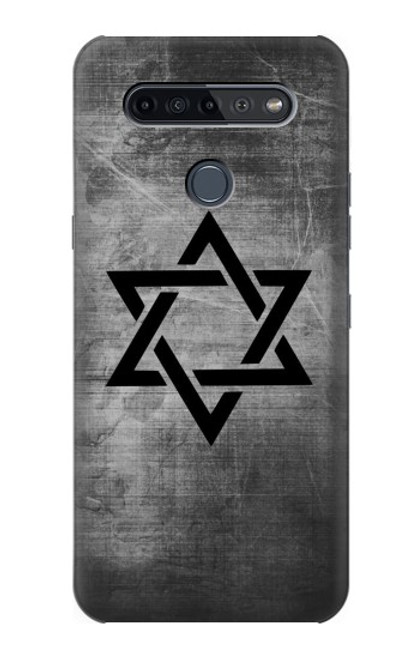 W3107 Judaïsme étoile de David Symbole Etui Coque Housse et Flip Housse Cuir pour LG K51S