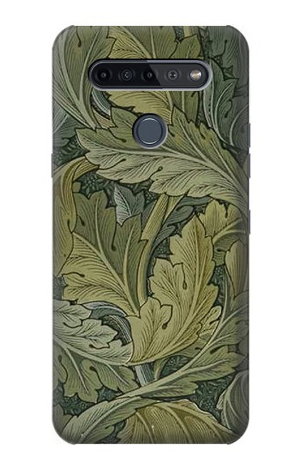 W3790 William Morris Acanthus Leaves Etui Coque Housse et Flip Housse Cuir pour LG K51S