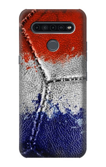 W3304 France Drapeau graphique Football Millésime Etui Coque Housse et Flip Housse Cuir pour LG K41S