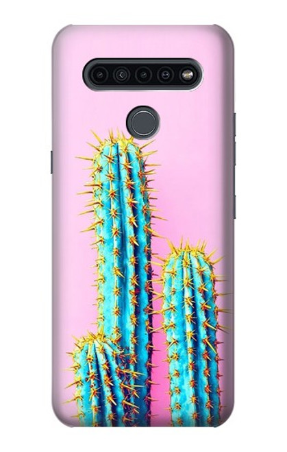 W3673 Cactus Etui Coque Housse et Flip Housse Cuir pour LG K41S