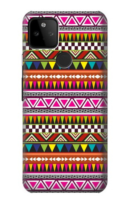 W2292 Motif tribal aztèque Etui Coque Housse et Flip Housse Cuir pour Google Pixel 5A 5G