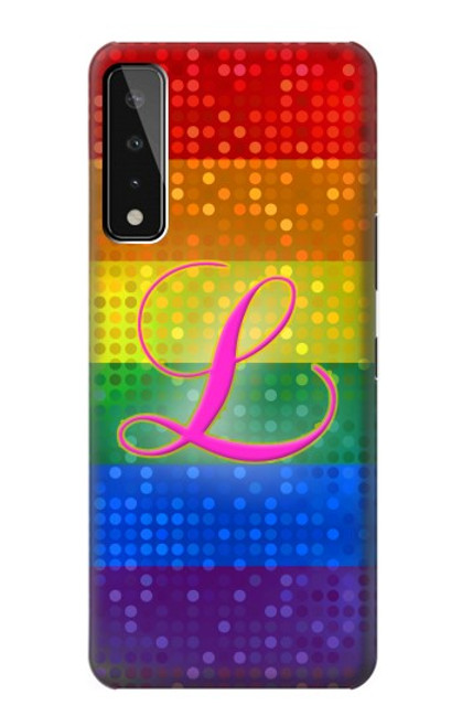 W2900 Arc en ciel LGBT Fierté lesbienne Drapeau Etui Coque Housse et Flip Housse Cuir pour LG Stylo 7 4G