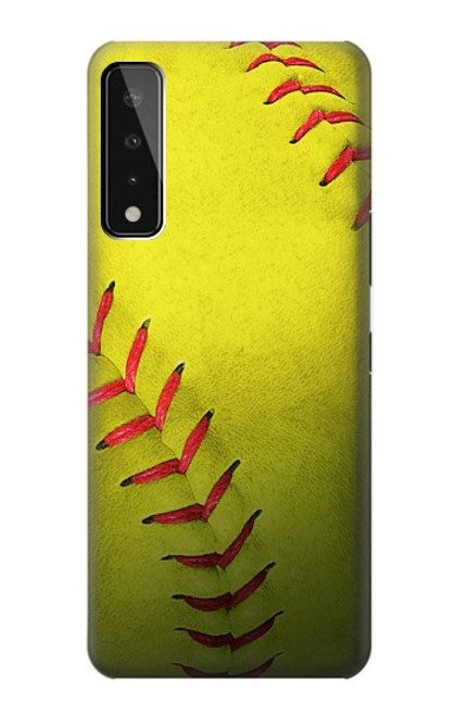 W3031 Softball balle jaune Etui Coque Housse et Flip Housse Cuir pour LG Stylo 7 4G