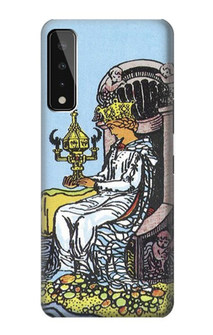 W3067 Carte de tarot Reine des Coupes Etui Coque Housse et Flip Housse Cuir pour LG Stylo 7 4G