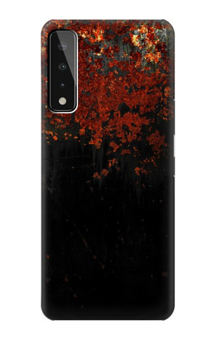 W3071 Texture graphique Rusted Métal Etui Coque Housse et Flip Housse Cuir pour LG Stylo 7 4G