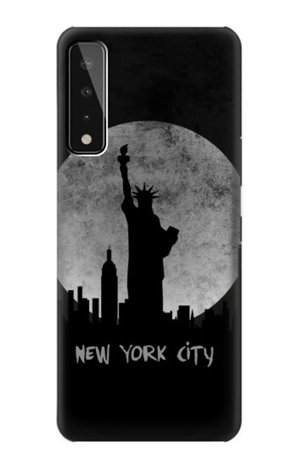 W3097 La ville de New York Etui Coque Housse et Flip Housse Cuir pour LG Stylo 7 4G