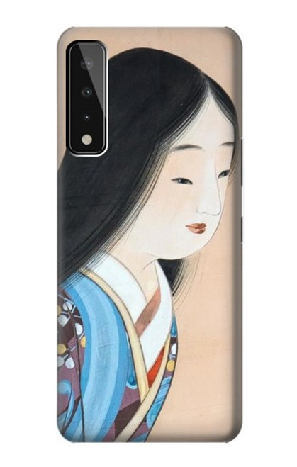 W3483 Japon Beauté Kimono Etui Coque Housse et Flip Housse Cuir pour LG Stylo 7 4G