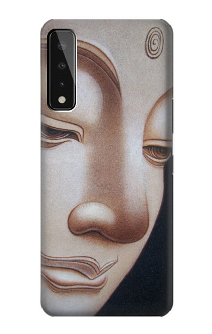 W1255 Visage du Bouddha Etui Coque Housse et Flip Housse Cuir pour LG Stylo 7 5G