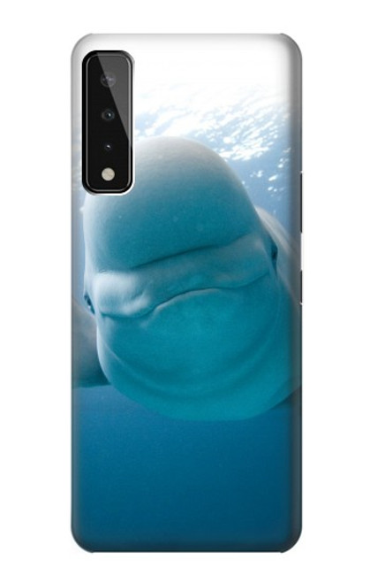 W1801 Béluga Sourire baleine Etui Coque Housse et Flip Housse Cuir pour LG Stylo 7 5G