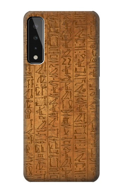 W2805 Égyptien Papyrus d'Ani Etui Coque Housse et Flip Housse Cuir pour LG Stylo 7 5G