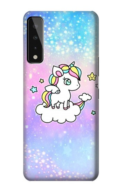 W3256 Mignon Licorne Etui Coque Housse et Flip Housse Cuir pour LG Stylo 7 5G