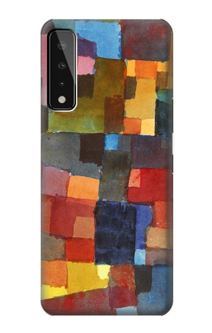 W3341 Paul Klee Raumarchitekturen Etui Coque Housse et Flip Housse Cuir pour LG Stylo 7 5G