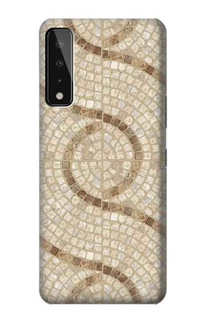 W3703 Carreaux de mosaïque Etui Coque Housse et Flip Housse Cuir pour LG Stylo 7 5G