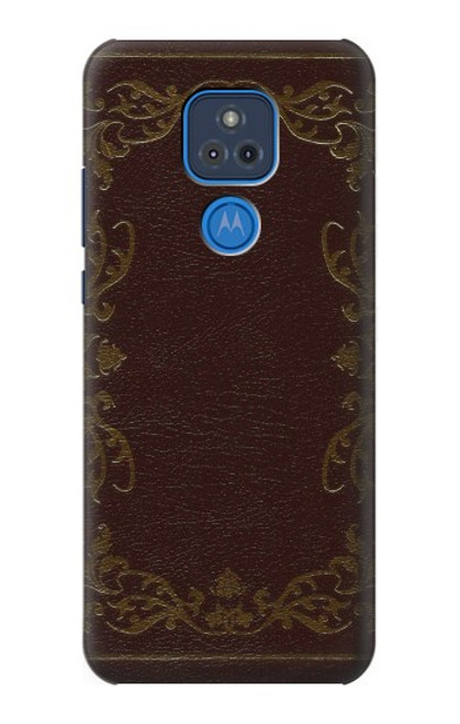 W3553 Couverture Livre millésimé Etui Coque Housse et Flip Housse Cuir pour Motorola Moto G Play (2021)