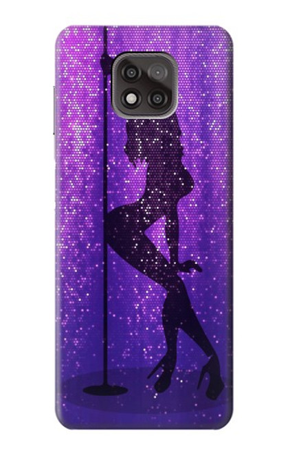 W3400 Pole Dance Etui Coque Housse et Flip Housse Cuir pour Motorola Moto G Power (2021)