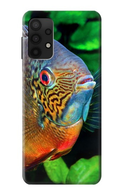 W1812 cichlidés poisson Etui Coque Housse et Flip Housse Cuir pour Samsung Galaxy A32 4G