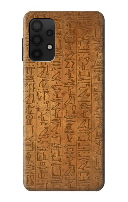 W2805 Égyptien Papyrus d'Ani Etui Coque Housse et Flip Housse Cuir pour Samsung Galaxy A32 4G