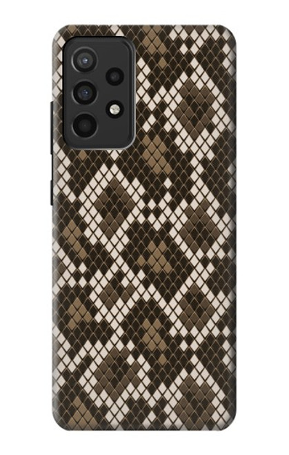 W3389 Seamless Serpent Motif graphique Peau Etui Coque Housse et Flip Housse Cuir pour Samsung Galaxy A52, Galaxy A52 5G