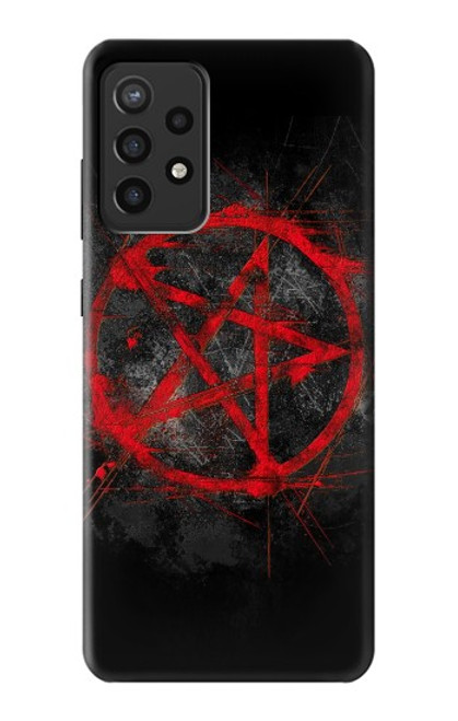 W2557 Pentacle Etui Coque Housse et Flip Housse Cuir pour Samsung Galaxy A72, Galaxy A72 5G