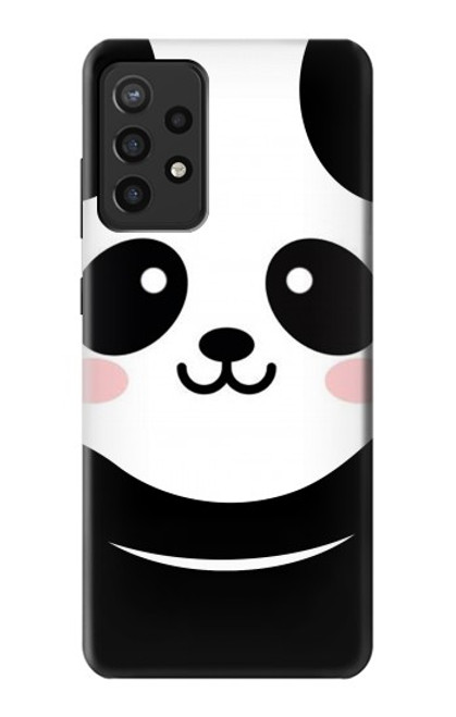 W2662 Panda mignon Dessin animé Etui Coque Housse et Flip Housse Cuir pour Samsung Galaxy A72, Galaxy A72 5G