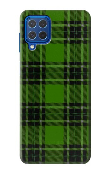 W2373 Motif vert Tartan Etui Coque Housse et Flip Housse Cuir pour Samsung Galaxy M62