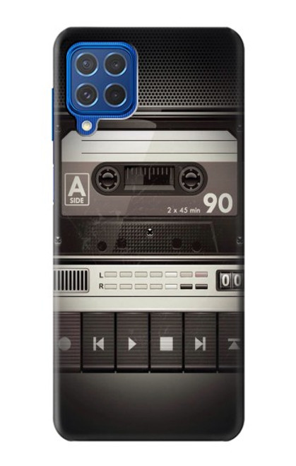 W3501 Lecteur cassette millésimé Etui Coque Housse et Flip Housse Cuir pour Samsung Galaxy M62