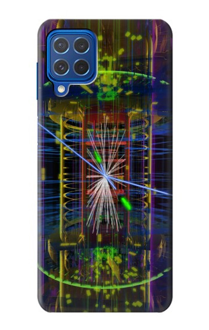 W3545 Collision de particules Quantiques Etui Coque Housse et Flip Housse Cuir pour Samsung Galaxy M62