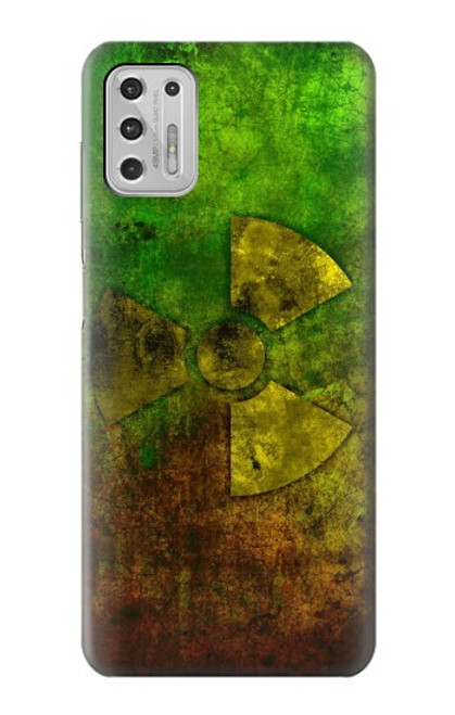 W3202 Symbole de danger radioactif nucléaire Etui Coque Housse et Flip Housse Cuir pour Motorola Moto G Stylus (2021)