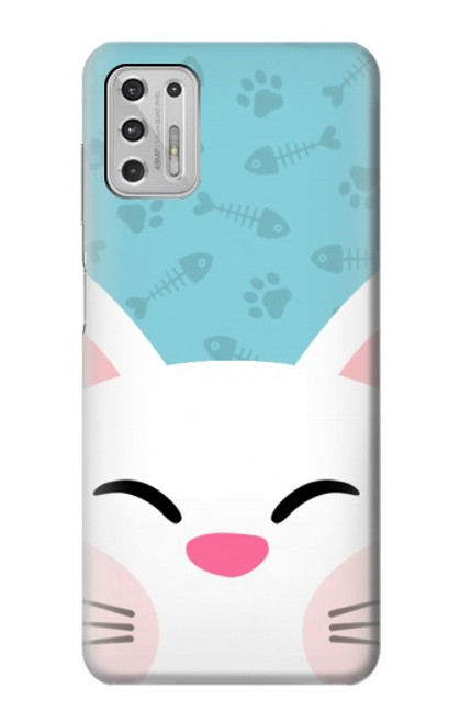 W3542 Chat mignon Dessin animé Etui Coque Housse et Flip Housse Cuir pour Motorola Moto G Stylus (2021)