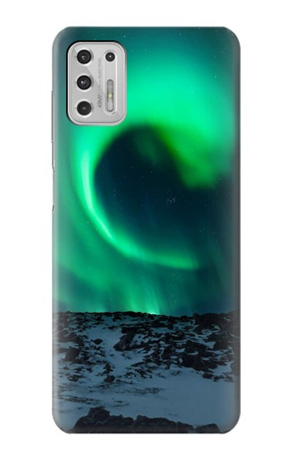 W3667 Aurora Northern Light Etui Coque Housse et Flip Housse Cuir pour Motorola Moto G Stylus (2021)