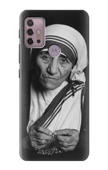 W2512 Mère Teresa Etui Coque Housse et Flip Housse Cuir pour Motorola Moto G30, G20, G10