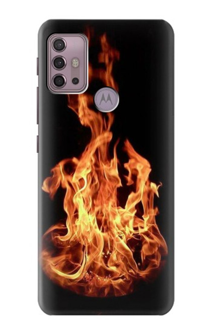 W3379 Cadre d'incendie Etui Coque Housse et Flip Housse Cuir pour Motorola Moto G30, G20, G10