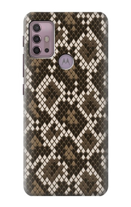 W3389 Seamless Serpent Motif graphique Peau Etui Coque Housse et Flip Housse Cuir pour Motorola Moto G30, G20, G10