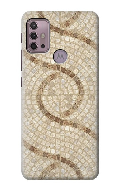 W3703 Carreaux de mosaïque Etui Coque Housse et Flip Housse Cuir pour Motorola Moto G30, G20, G10