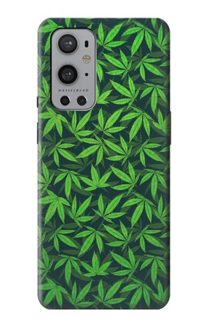 W2666 Motif des plantes Etui Coque Housse et Flip Housse Cuir pour OnePlus 9 Pro