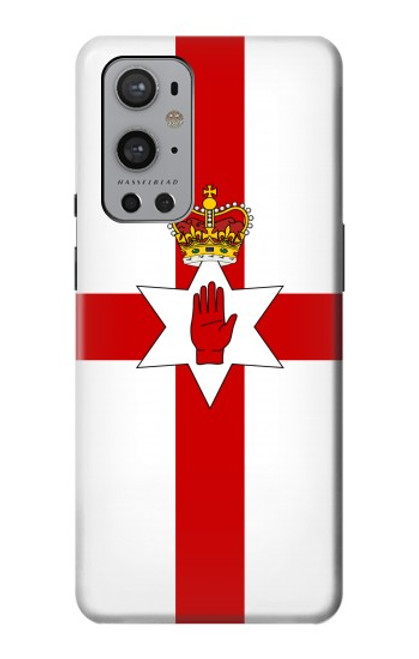 W3089 Drapeau de l'Irlande du Nord Etui Coque Housse et Flip Housse Cuir pour OnePlus 9 Pro