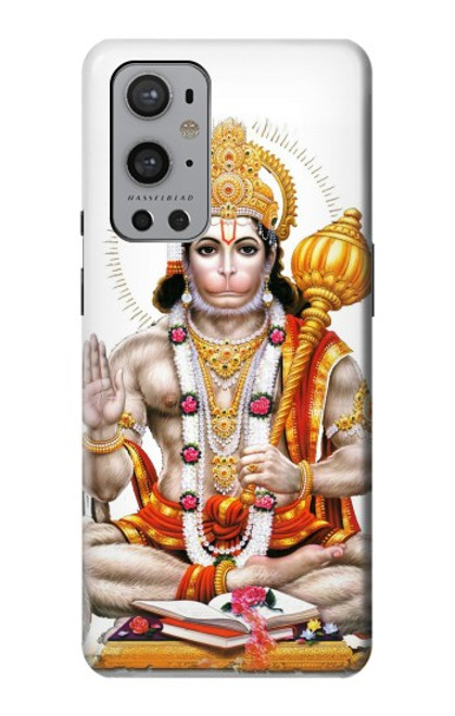 W3186 Hanuman Chalisa Hindi Hindu Etui Coque Housse et Flip Housse Cuir pour OnePlus 9 Pro