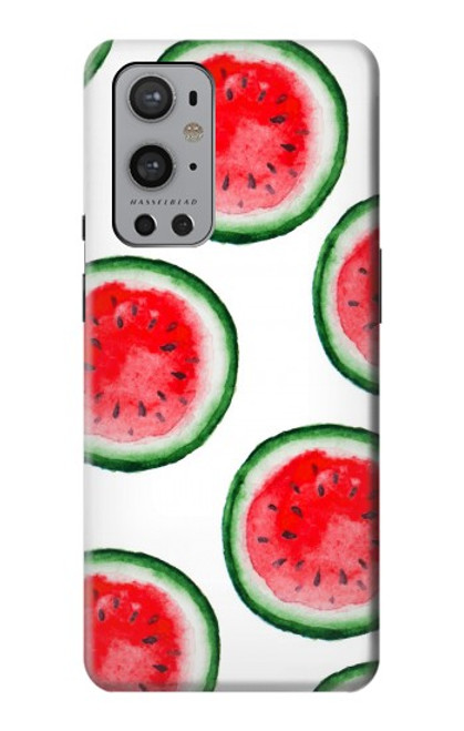 W3236 Motif melon d'eau Etui Coque Housse et Flip Housse Cuir pour OnePlus 9 Pro