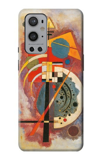 W3337 Wassily Kandinsky Hommage a Grohmann Etui Coque Housse et Flip Housse Cuir pour OnePlus 9 Pro