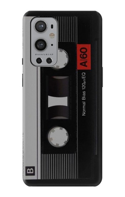 W3516 Ruban cassette millésimé Etui Coque Housse et Flip Housse Cuir pour OnePlus 9 Pro