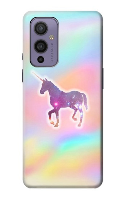 W3203 Arc en ciel Licorne Etui Coque Housse et Flip Housse Cuir pour OnePlus 9