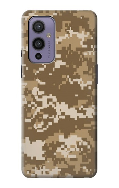 W3294 Armée Tan Coyote Camo Désert Camouflage Etui Coque Housse et Flip Housse Cuir pour OnePlus 9