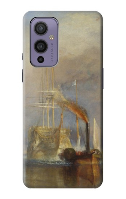 W3338 J. M. W. Turner Le Téméraire Etui Coque Housse et Flip Housse Cuir pour OnePlus 9