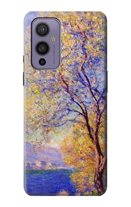 W3339 Claude Monet Antibes vue des jardins Salis Etui Coque Housse et Flip Housse Cuir pour OnePlus 9